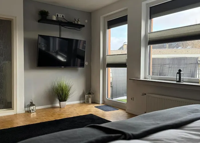 公寓 Juwel Im Pott-zentral-100 Qm-stellplatz-balkon-kamin 多特蒙德